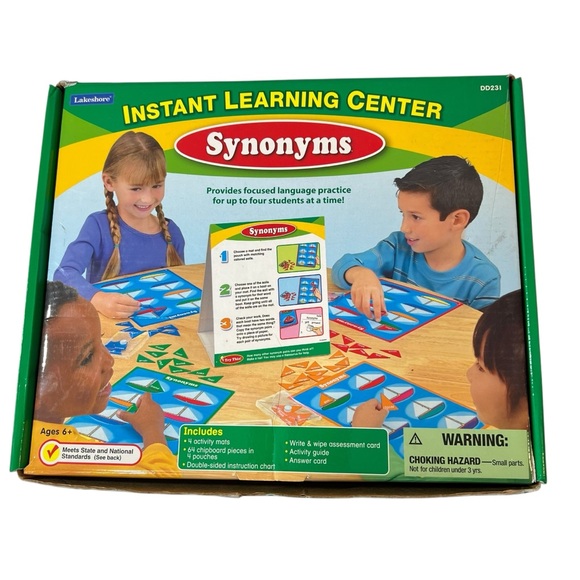 Lakeshore Instant Learning Center Antonyms Synonyms & Simple Sentence Match-Ups - Picture 4 of 6